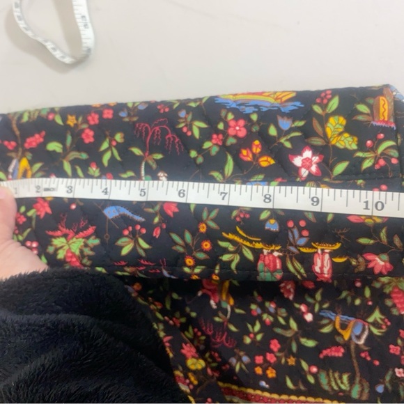 Vera Bradley Quilted Duffle Bag multi color Japanese print Travel Tote - Picture 5 of 11